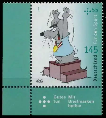 BRD BUND 2014 Nr 3077 postfrisch ECKE-ULI 7540C6