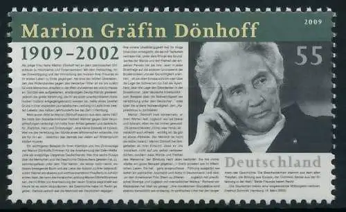 BRD BUND 2009 Nr 2766 postfrisch S3BFE22