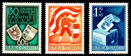 ÖSTERREICH 1950 Nr 952-954 postfrisch 4ED12A