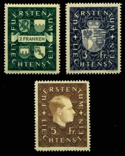 LIECHTENSTEIN 1939 Nr 183-185 postfrisch 6A8B5A