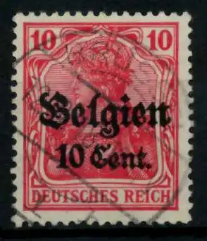 BES 1WK LP BELGIEN Nr 14cI zentrisch gestempelt gepr. 6CE0D2