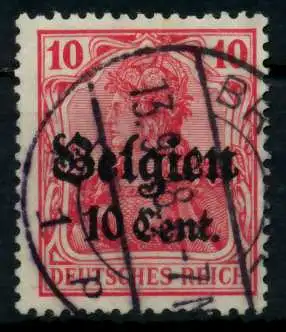 BES 1WK LP BELGIEN Nr 14cI zentrisch gestempelt gepr. 6CE0C6