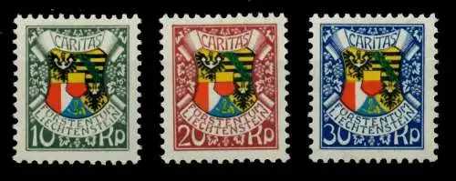 LIECHTENSTEIN 1927 Nr 75-77 postfrisch 6FE02E