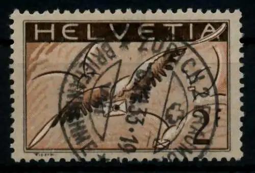 SCHWEIZ FLUGMARKEN Nr 245x gestempelt 73F532