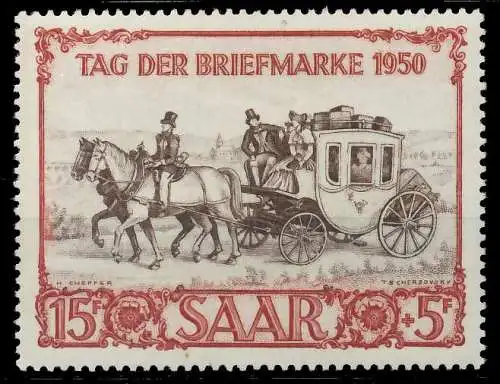 SAARLAND 1950 Nr 291 postfrisch 7DA6DA