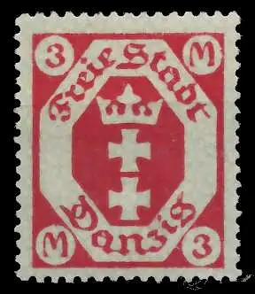 DANZIG 1922 Nr 104b ungebraucht gepr. 88D256