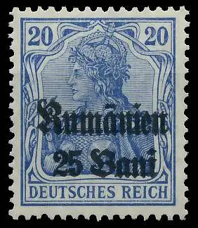 BES. 1WK D-MV RUMÄNIEN Nr 11c postfrisch 42D766