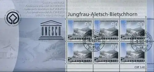 SCHWEIZ BLOCK KLEINBOGEN 2000-2009 Nr 1846KB-18 64C322