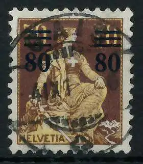 SCHWEIZ 1915 Nr 127 zentrisch gestempelt 6C2CA2