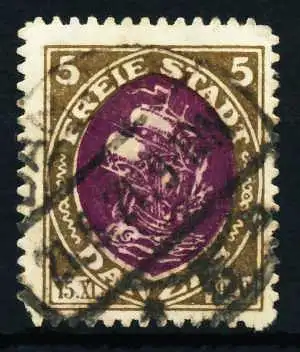 DANZIG 1921 Nr 53 gestempelt 4B6466