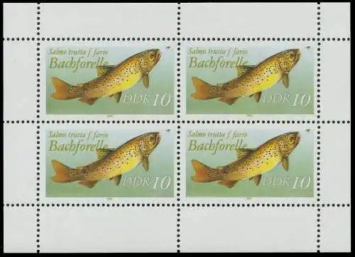 DDR BLOCK KLEINBOGEN Nr 3096Iv postfrisch KLEINBG 0B4FF6