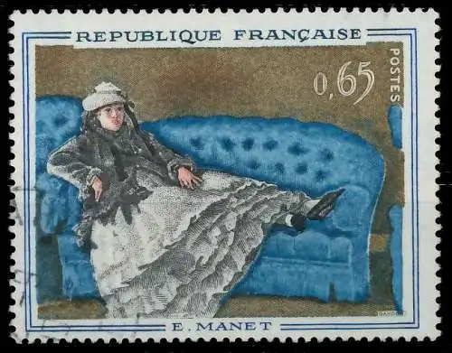 FRANKREICH 1962 Nr 1416 gestempelt 62D626