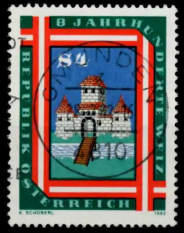 ÖSTERREICH 1982 Nr 1709 gestempelt 7D240A