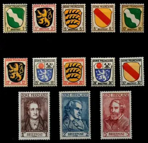 F-ZONE Nr 1-13 postfrisch 7BD286