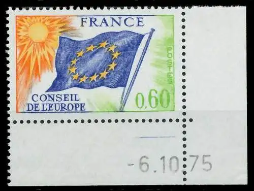 FRANKREICH DIENSTMARKEN EUROPARAT Nr 16 Br postfrisch E 05B486