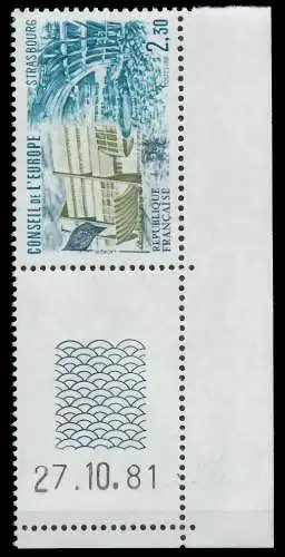 FRANKREICH DIENSTMARKEN EUROPARAT Nr 29 Br postfrisch E 05F5EA