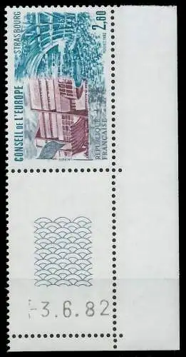 FRANKREICH DIENSTMARKEN EUROPARAT Nr 31 Br postfrisch E 05F636