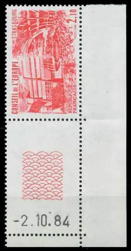 FRANKREICH DIENSTMARKEN EUROPARAT Nr 35 Br postfrisch E 05F6DA