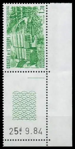 FRANKREICH DIENSTMARKEN EUROPARAT Nr 34 Br postfrisch E 05F6E2