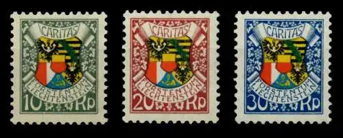 LIECHTENSTEIN 1927 Nr 75-77 postfrisch 6FE022