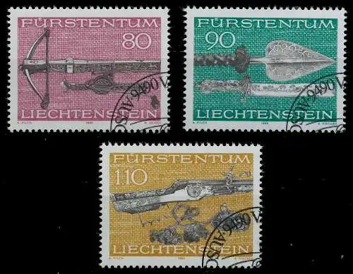 LIECHTENSTEIN 1980 Nr 751-753 gestempelt 82F8D6