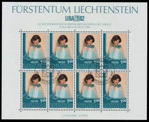 LIECHTENSTEIN BLOCK KLEINBOGEN Nr 798 ESST KLEI 834262