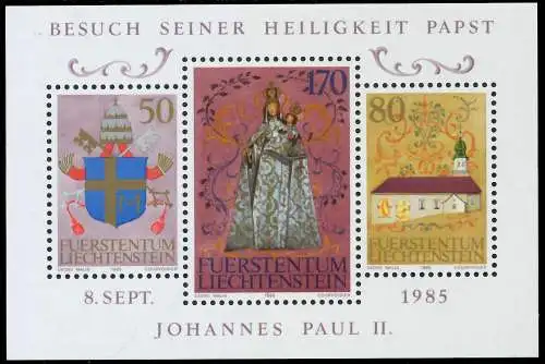 LIECHTENSTEIN BLOCK KLEINBOGEN Block 12 postfrisch 0CDB36