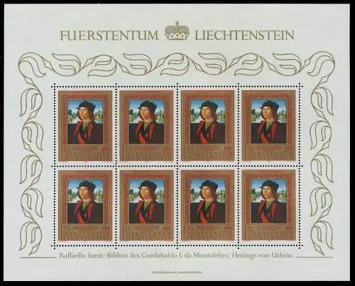 LIECHTENSTEIN 1985 Nr 883KB postfrisch KLEINBG 0CDC6E