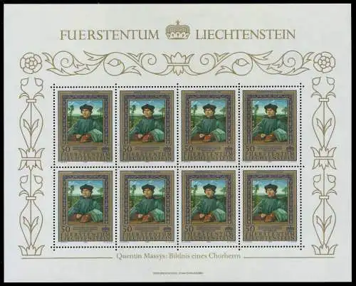 LIECHTENSTEIN 1985 Nr 881KB postfrisch KLEINBG 0CDC66