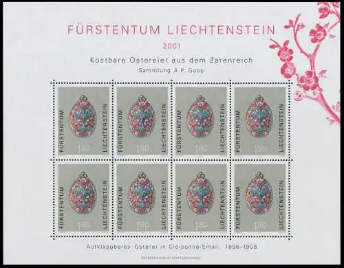 LIECHTENSTEIN 2001 Nr 1260 postfrisch KLEINBG 117952