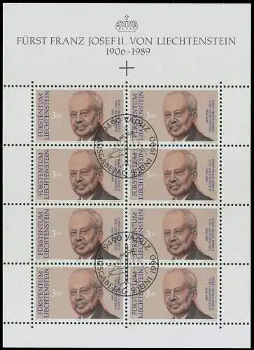 LIECHTENSTEIN 1990 Nr 988KB-989KB gestempelt 117B02