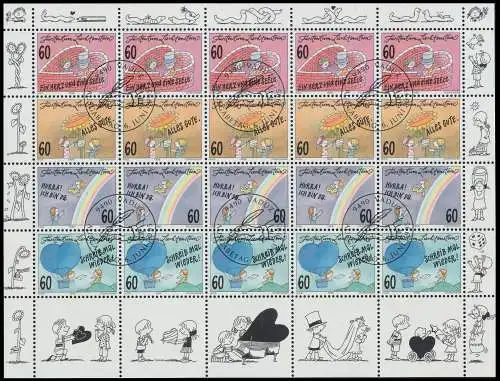 LIECHTENSTEIN 1995 Nr 1111-1114 gestempelt KLEINBG 117B8E