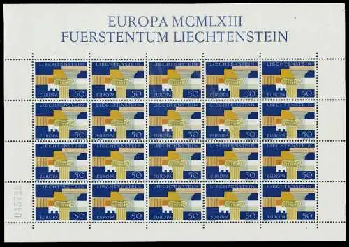 LIECHTENSTEIN BLOCK KLEINBOGEN Nr 431 postfrisch KLEINB 1D7CA6