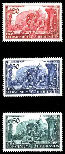 LIECHTENSTEIN 1939 Nr 180-182 postfrisch S1F0CE6