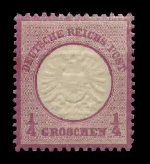 DEUTSCHES REICH 1872 74 BRUSTSCHILDE Nr 16 ungebraucht 6D7FEE