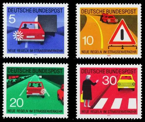 BRD 1971 Nr 670-673 postfrisch S5B8B4E