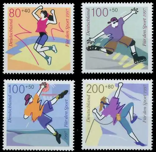 BRD BUND 1997 Nr 1898-1901 postfrisch S79947A