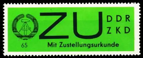 DDR DIENST ZU Nr 2y postfrisch 568A3E