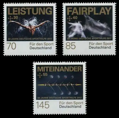 BRD BUND 2017 Nr 3307-3309 postfrisch S37DCEA