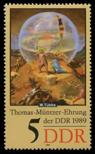 DDR 1989 Nr 3269 postfrisch SB7B5F6