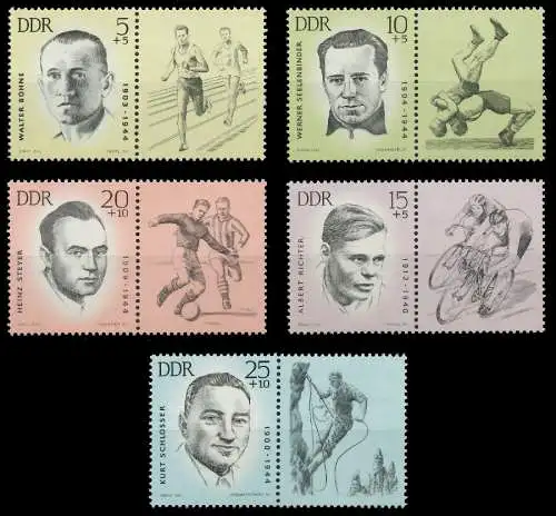 DDR ZUSAMMENDRUCK Nr 958+ZF-960+ZF postfrisch SBC07DE