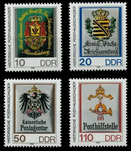 DDR 1990 Nr 3302-3305 postfrisch SACC926
