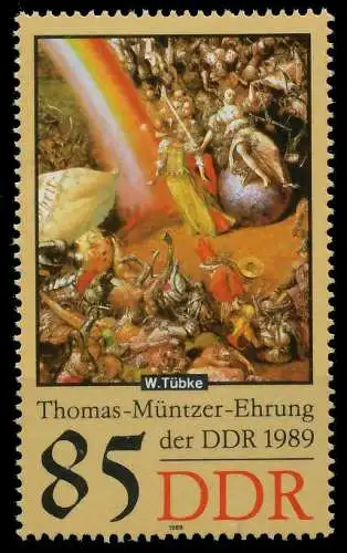 DDR 1989 Nr 3273 postfrisch SB7B61E
