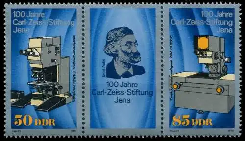 DDR ZUSAMMENDRUCK Nr WZd802 postfrisch 3ER STR 0BB372