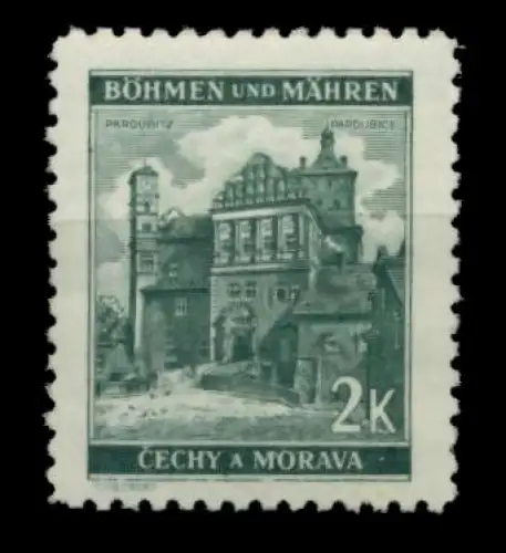 BÖHMEN MÄHREN 1939-1940 Nr 56 postfrisch S345A52