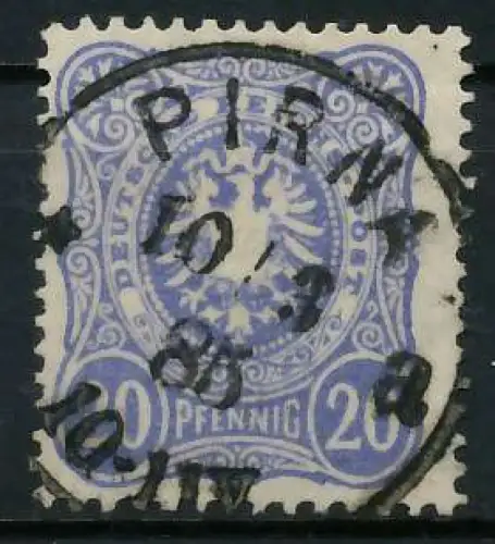 DEUTSCHES REICH 1880 88 ADLER Nr 42Ib zentrisch gestempelt g 63B692