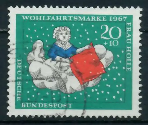 BRD 1967 Nr 539 gestempelt 7F8E2A