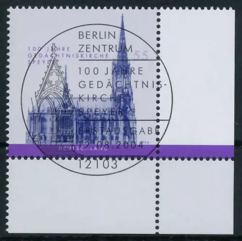 BRD BUND 2004 Nr 2415 ESST zentrisch gestempelt ECKE-URE A2A262