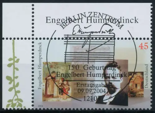 BRD BUND 2004 Nr 2420 ESST zentrisch gestempelt ECKE-OLI A2A276