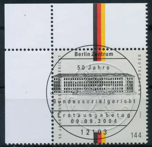 BRD BUND 2004 Nr 2422 ESST zentrisch gestempelt ECKE-OLI A2A2AA